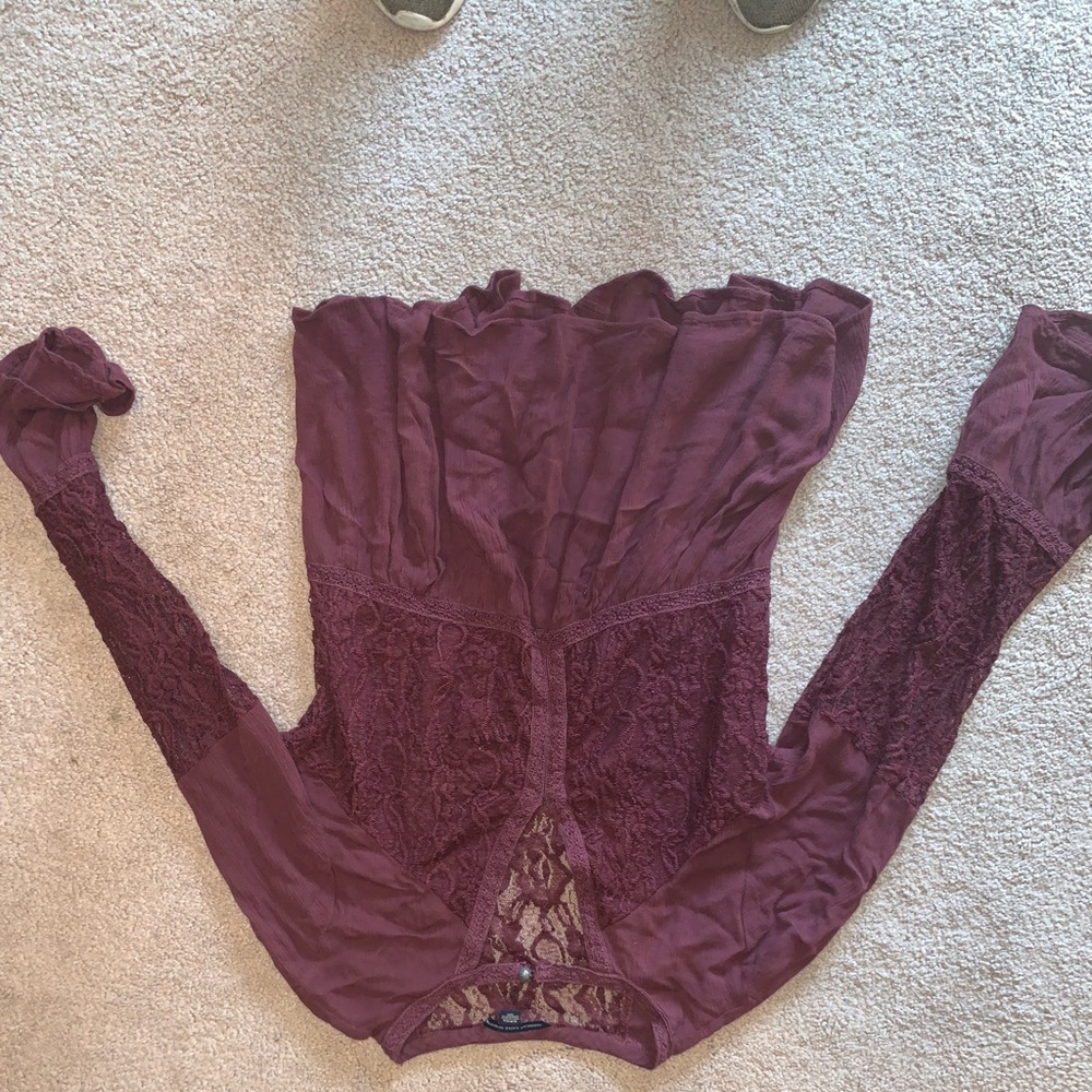 Lace sweater